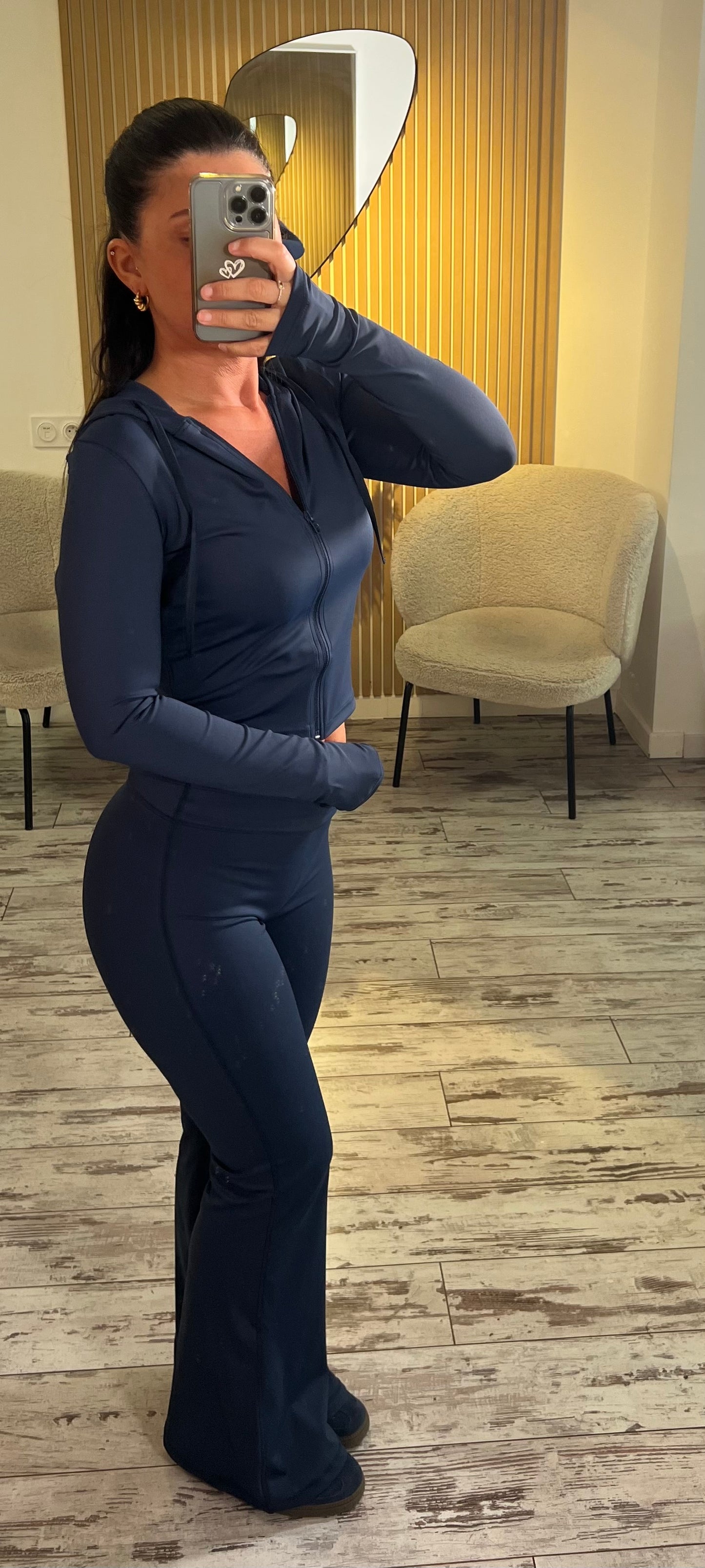 Ensemble gym bleu nuit