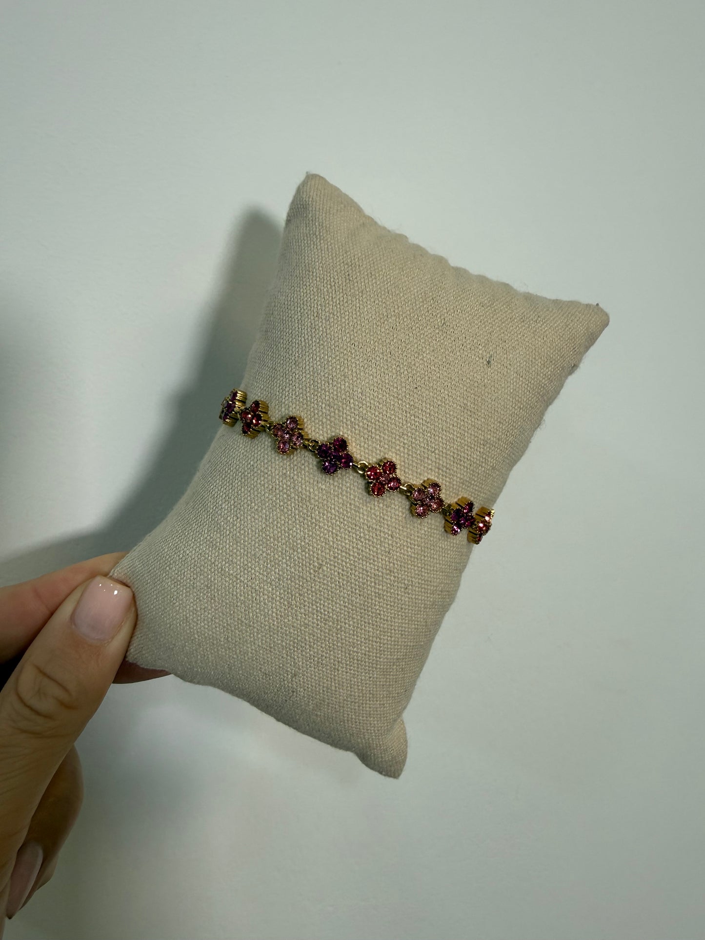Bracelet rose violet