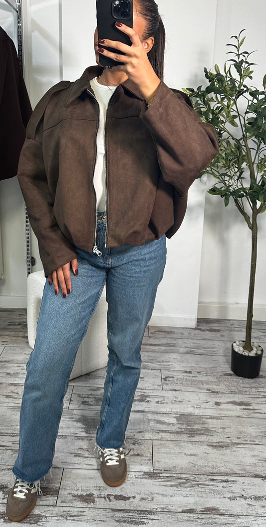 Bombers velours chocolat