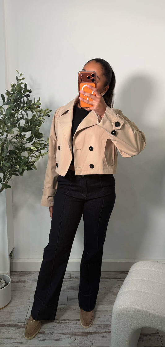 Trench court beige