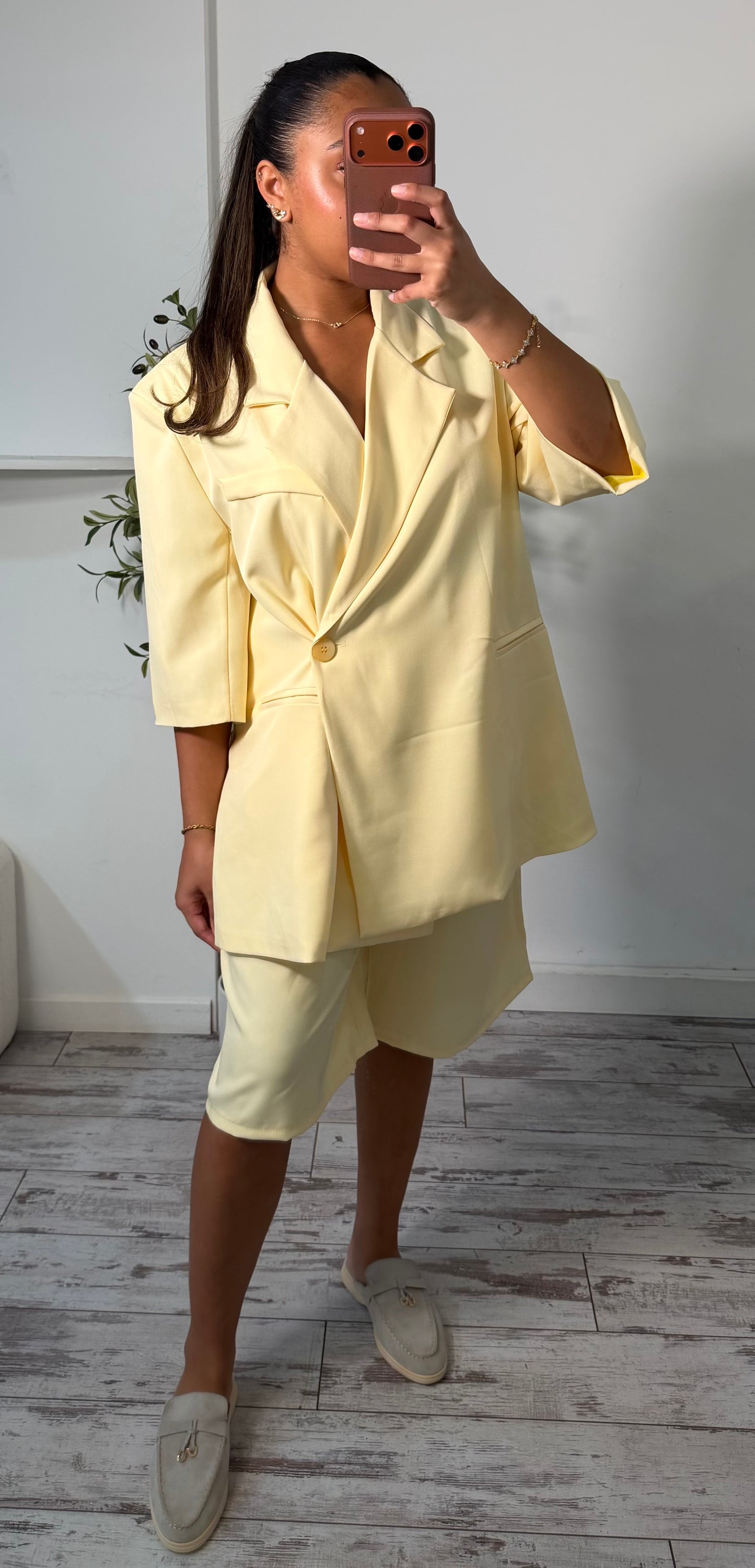 Ensemble oversize jaune