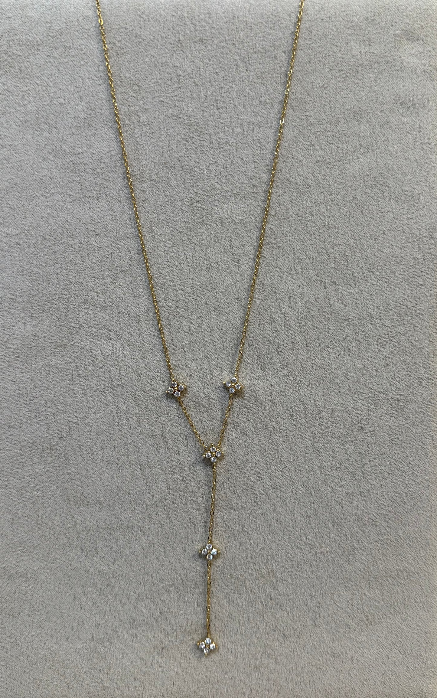 Collier pendant strass